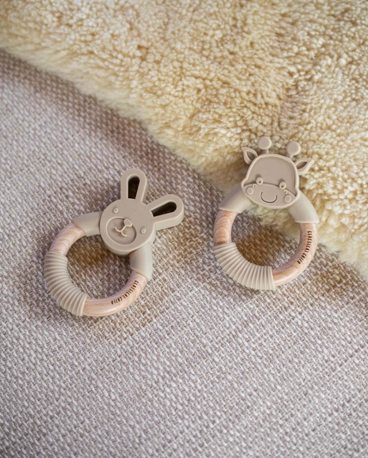 Linen Rabbit Teether