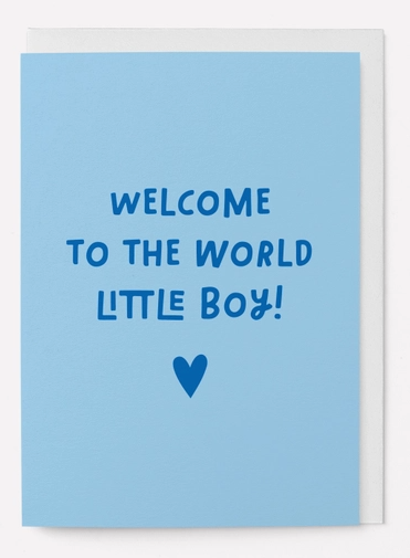 Greeting Card - Welcome to the World Little Boy!