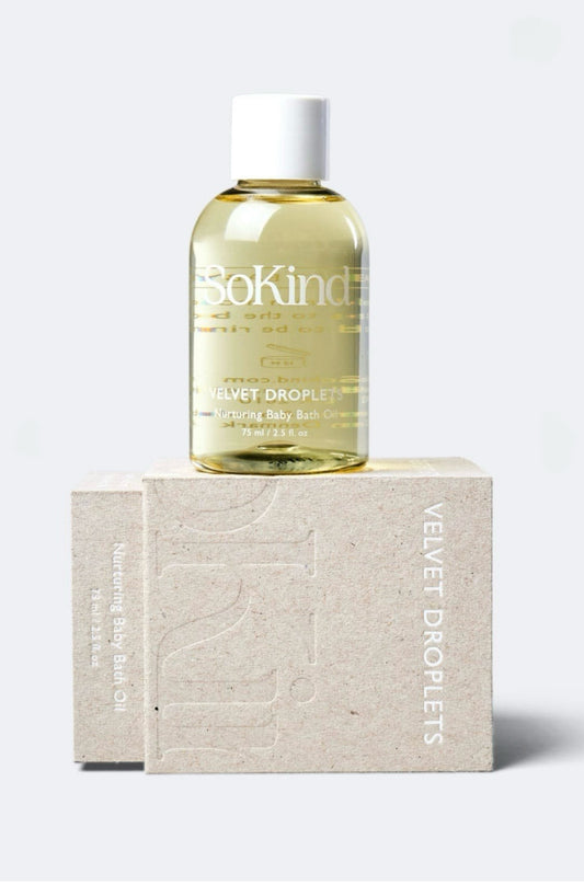 Velvet Droplets Nurturing Baby Bath Oil